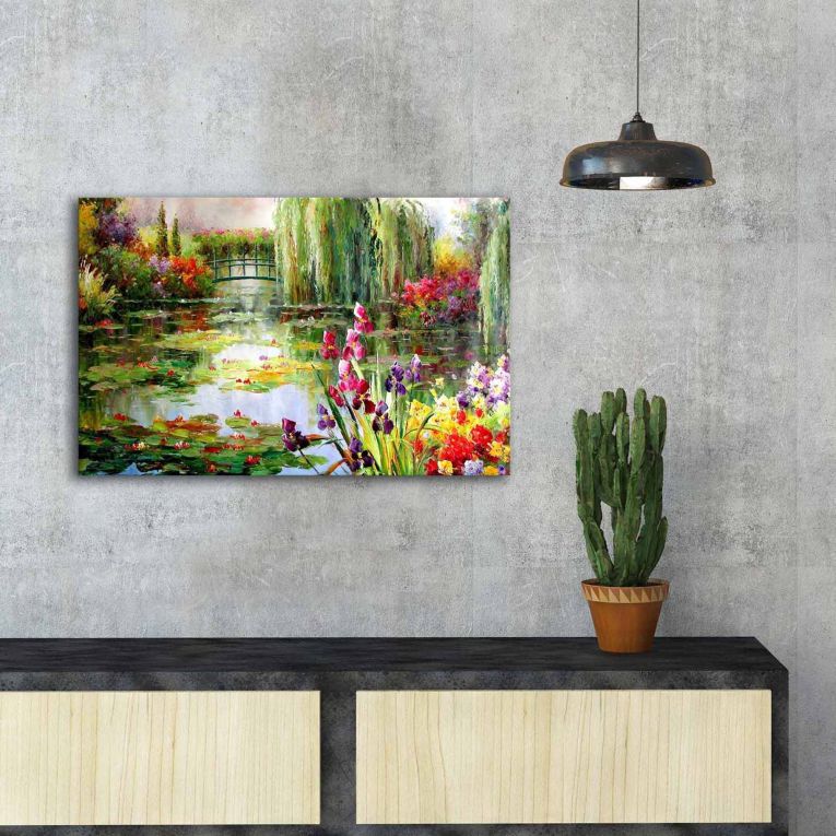 Quadro Multicolore Materiale Struttura in Tessuto Materiale in Legno Nobilitato 45x70h cm, Materiale Struttura in Legno Nobilitato - Nemofa