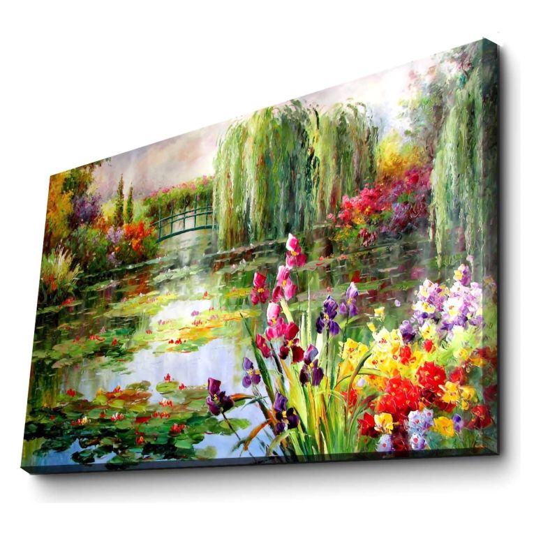 Quadro Multicolore Materiale Struttura in Tessuto Materiale in Legno Nobilitato 45x70h cm, Materiale Struttura in Legno Nobilitato - Nemofa