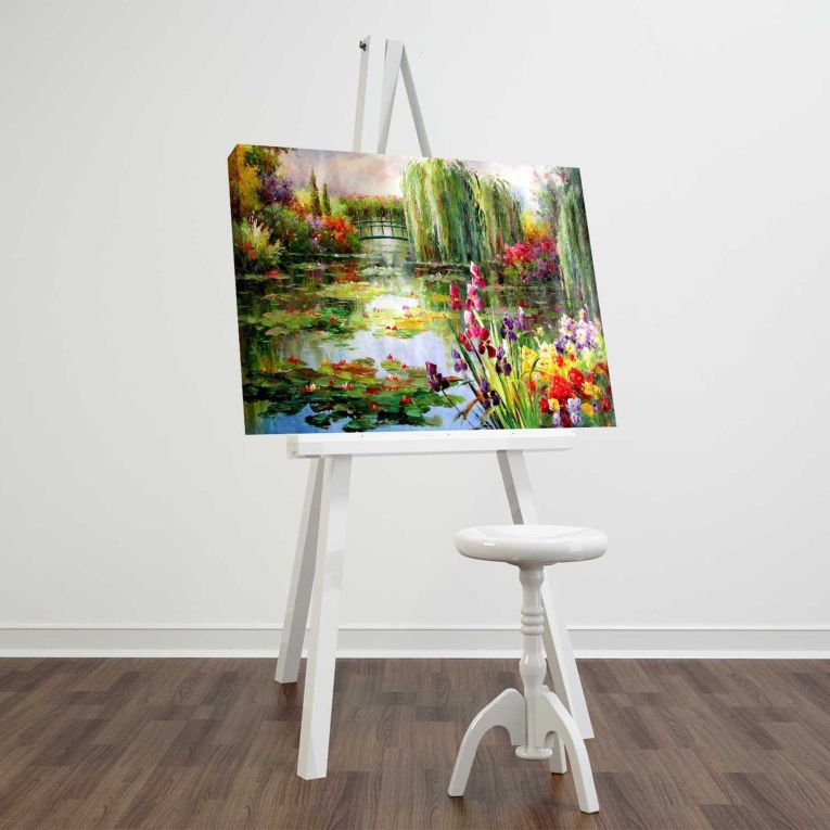 Quadro Multicolore Materiale Struttura in Tessuto Materiale in Legno Nobilitato 45x70h cm, Materiale Struttura in Legno Nobilitato - Nemofa
