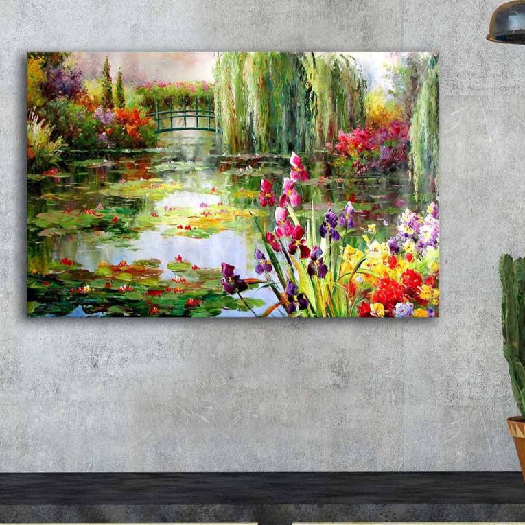 Quadro Multicolore Materiale Struttura in Tessuto Materiale in Legno Nobilitato 45x70h cm, Materiale Struttura in Legno Nobilitato - Nemofa