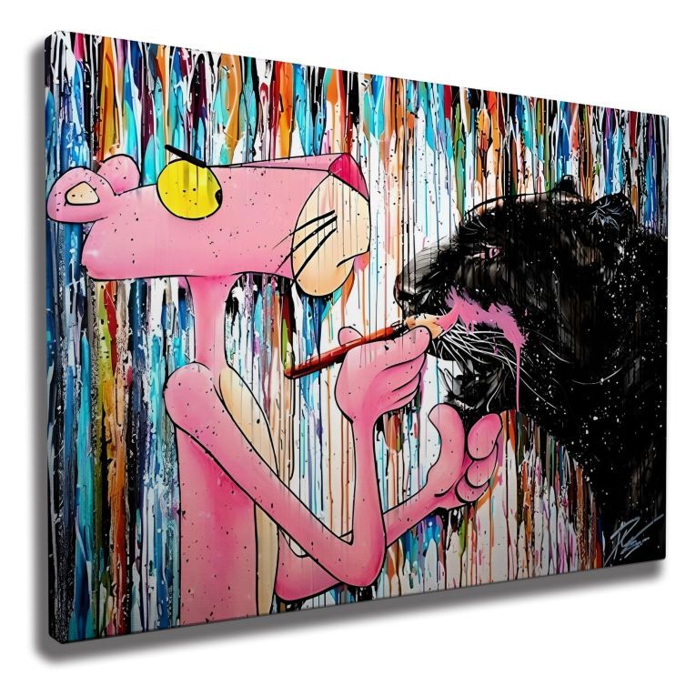 Quadro Multicolore Materiale Struttura in Tessuto Materiale in Legno Nobilitato 50x70h cm, Materiale Struttura in Legno Nobilitato - Nanoma