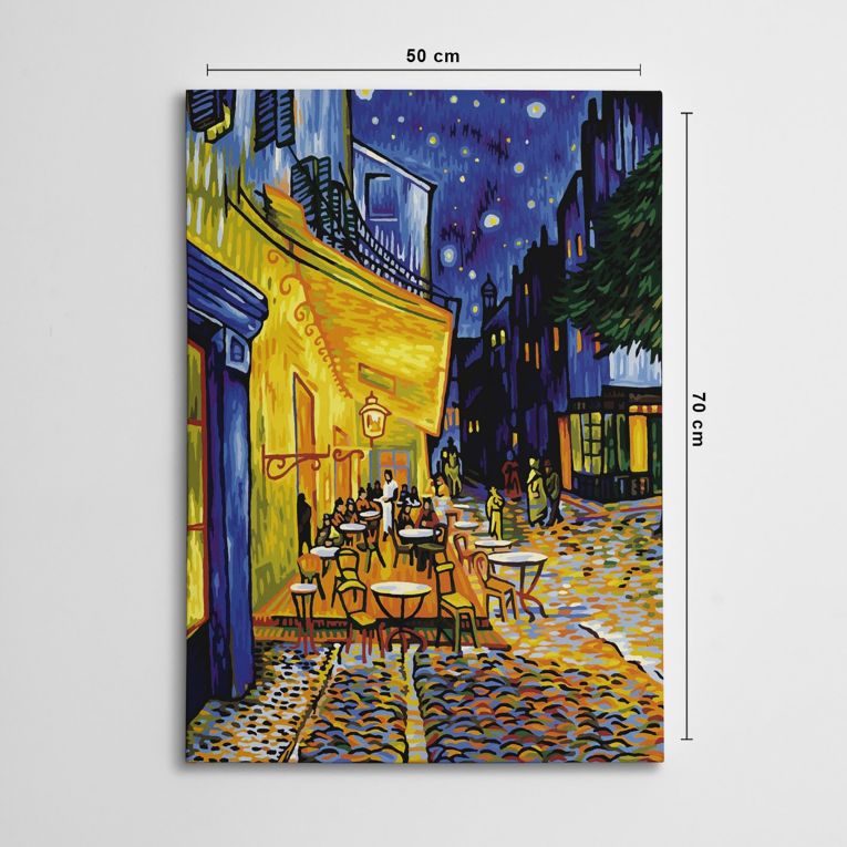 Quadro Multicolore Materiale Struttura in Tessuto Materiale in Legno Nobilitato 50x70h cm, Materiale Struttura in Legno Nobilitato - Nebati