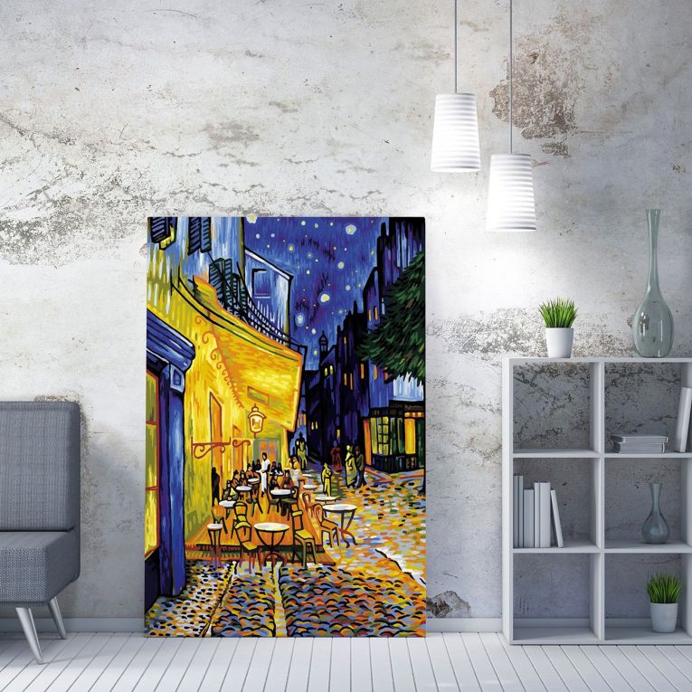 Quadro Multicolore Materiale Struttura in Tessuto Materiale in Legno Nobilitato 50x70h cm, Materiale Struttura in Legno Nobilitato - Nebati