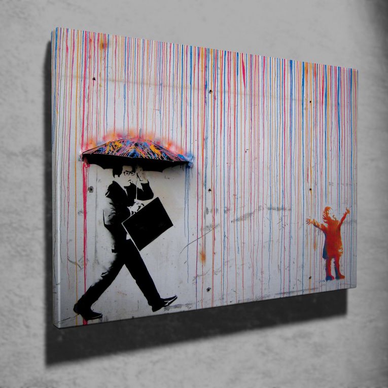 Quadro Multicolore Materiale Struttura in Tessuto Materiale in Legno Nobilitato 70x100h cm, Materiale Struttura in Legno Nobilitato - Mozasa