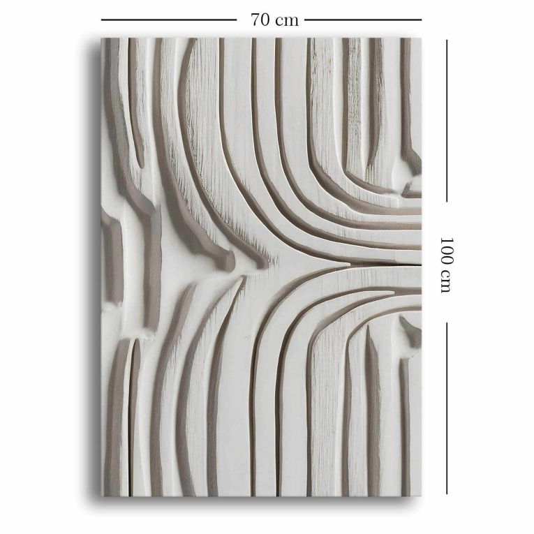 Quadro Multicolore Materiale Struttura in Tessuto Materiale in Legno Nobilitato 70x100h cm, Materiale Struttura in Legno Nobilitato - Naga