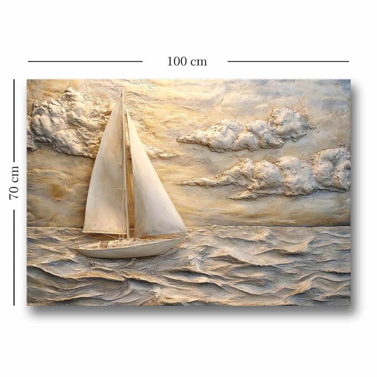 Quadro Multicolore Materiale Struttura in Tessuto Materiale in Legno Nobilitato 70x100h cm, Materiale Struttura in Legno Nobilitato - Nagarono
