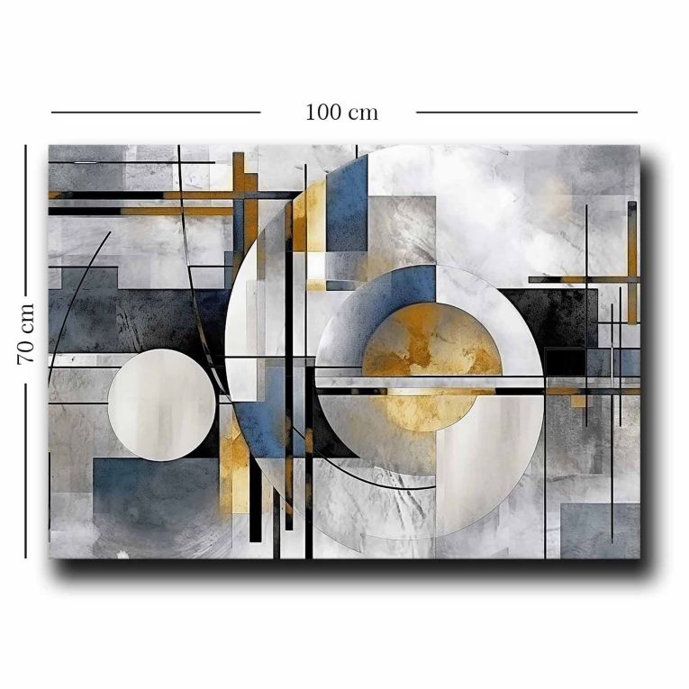 Quadro Multicolore Materiale Struttura in Tessuto Materiale in Legno Nobilitato 70x100h cm, Materiale Struttura in Legno Nobilitato - Nahate