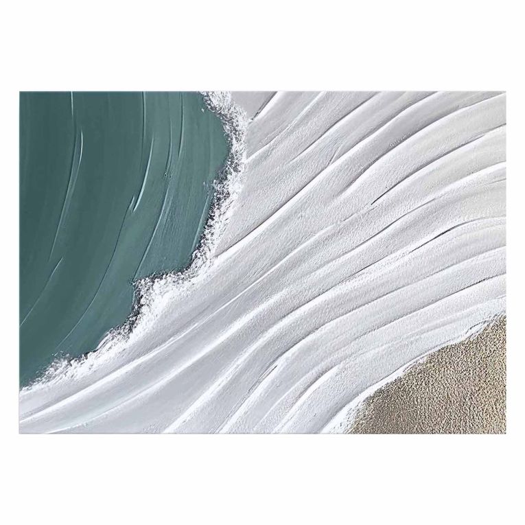 Quadro Multicolore Materiale Struttura in Tessuto Materiale in Legno Nobilitato 70x100h cm, Materiale Struttura in Legno Nobilitato - Nakala