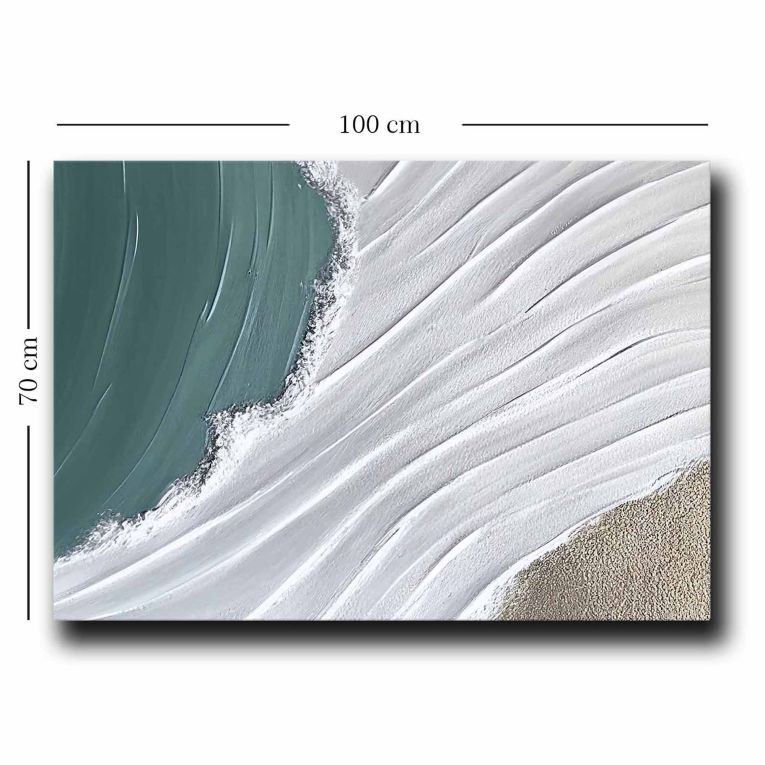Quadro Multicolore Materiale Struttura in Tessuto Materiale in Legno Nobilitato 70x100h cm, Materiale Struttura in Legno Nobilitato - Nakala