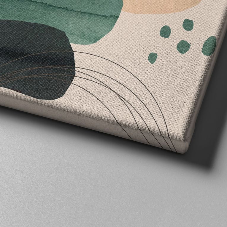Quadro Multicolore Materiale Struttura in Tessuto Materiale in Legno Nobilitato 70x100h cm, Materiale Struttura in Legno Nobilitato - Nedane