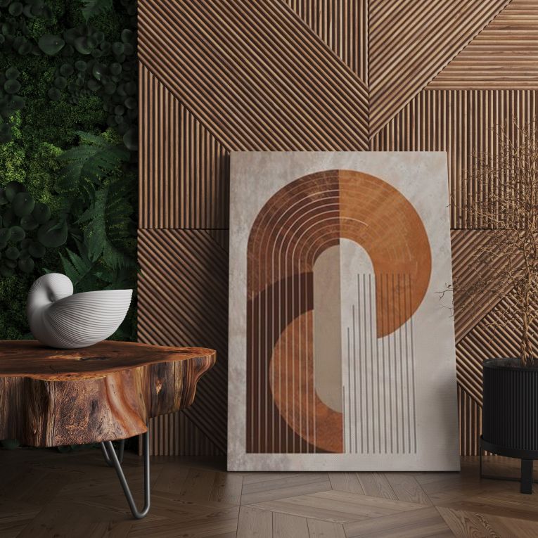 Quadro Multicolore Materiale Struttura in Tessuto Materiale in Legno Nobilitato 70x100h cm, Materiale Struttura in Legno Nobilitato - Nega