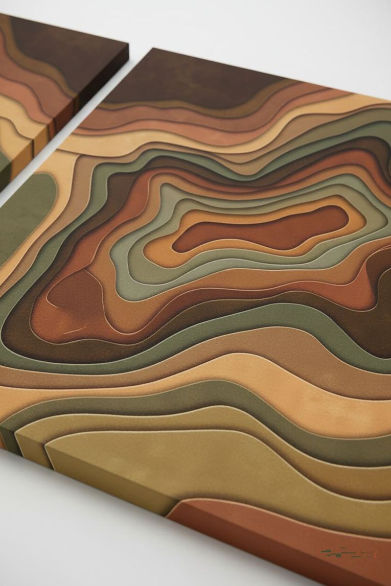 Quadro Multicolore Materiale Struttura in Tessuto Materiale in Legno Nobilitato 90x90h cm, Materiale Struttura in Legno Nobilitato - Nalase