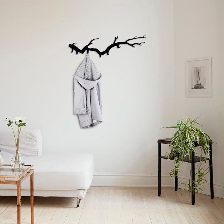 Quadro Nero Materiale Struttura in Metallo 87x22h cm, - Monona