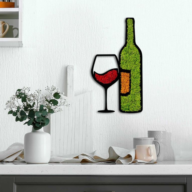 Quadro Nero Multicolore Materiale Struttura in Legno Nobilitato Colore Struttura Multicolore 54x29h cm, - Misosa