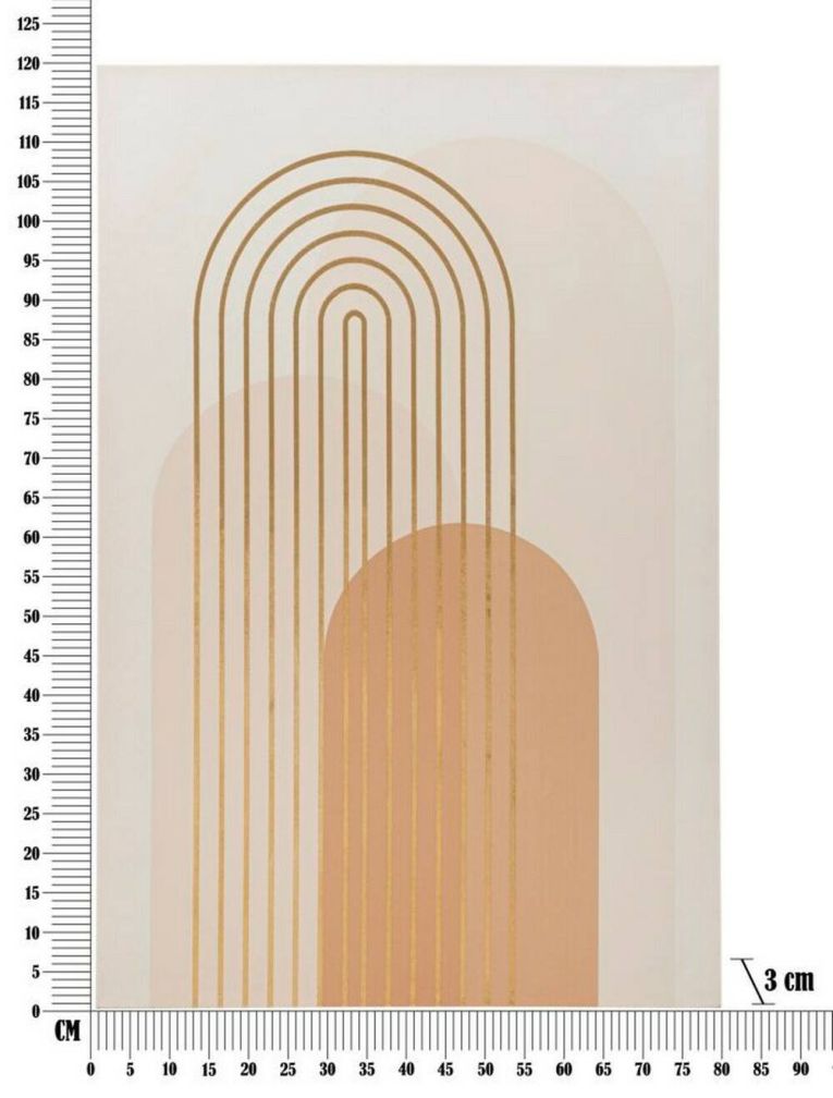 Quadro Richard, 80x3 h120 cm, Multicolore