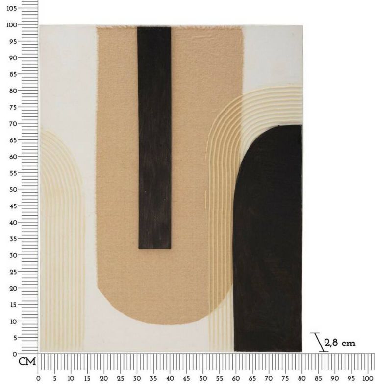 Quadro Verdaille, 80x3 h100 cm, Multicolore