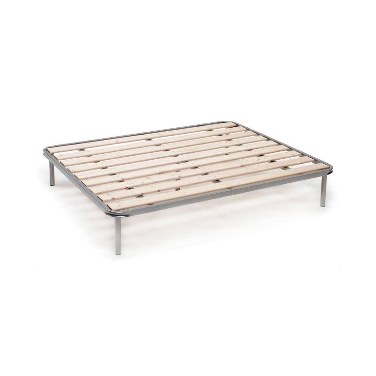 Rete letto matrimoniale Aleck, 100% Made in Italy, Cm 160x190h 31