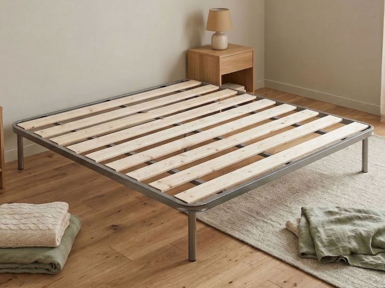 Rete letto matrimoniale Aleck, 100% Made in Italy, Cm 160x190h 31