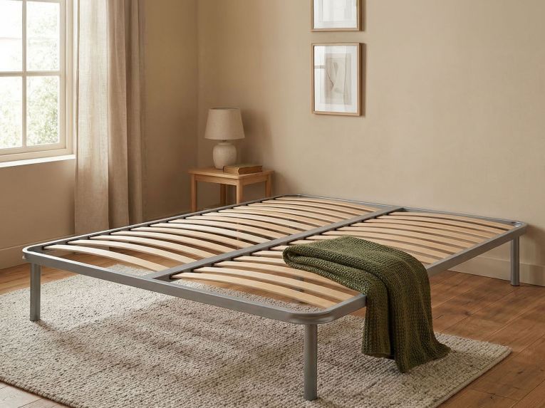 Rete letto matrimoniale Alessa, 100% Made in Italy, Cm 140x190h 34