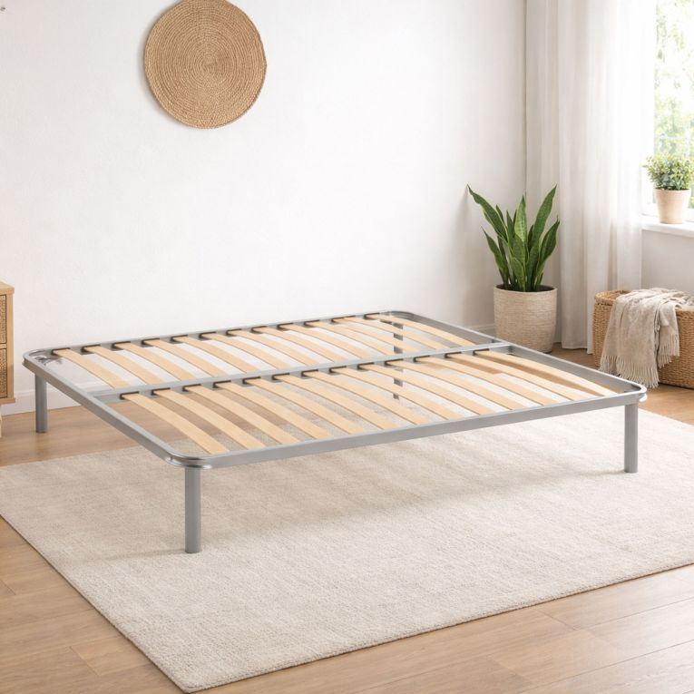 Rete letto matrimoniale Alessa, 100% Made in Italy, Cm 140x200h 34
