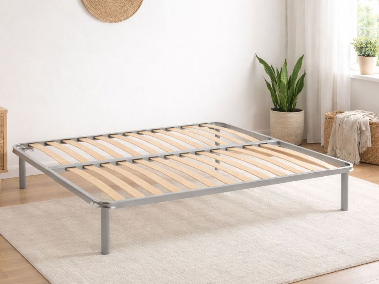 Rete letto matrimoniale Alessa, 100% Made in Italy, Cm 140x200h 34