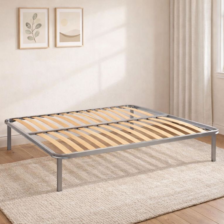 Rete letto matrimoniale Alessa, 100% Made in Italy, Cm 160x200h 34