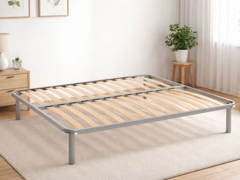 Rete letto matrimoniale Alessa, 100% Made in Italy, Cm 180x190h 34