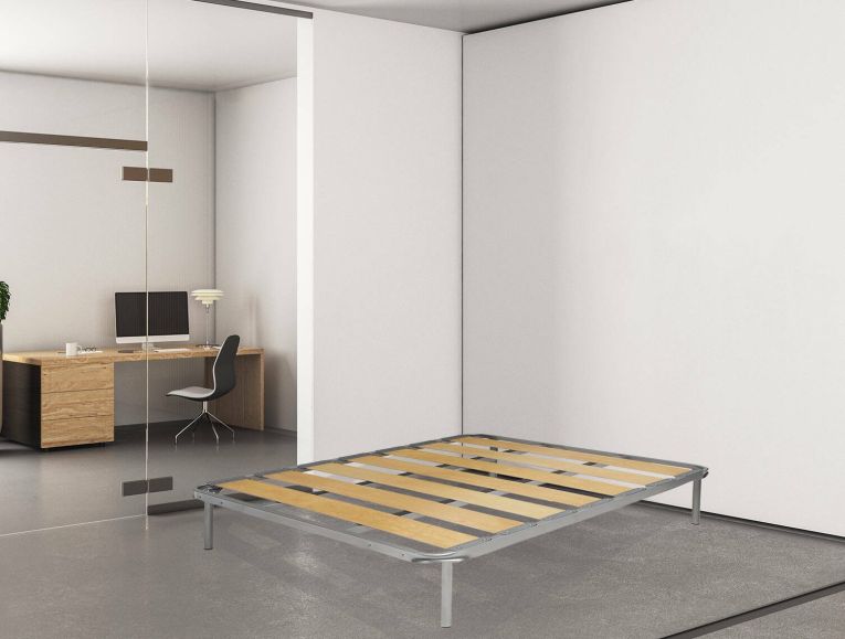 Rete letto matrimoniale Anagaia, Rete ortopedica a doghe larghe, 100% Made in Italy, Cm 160x190h31