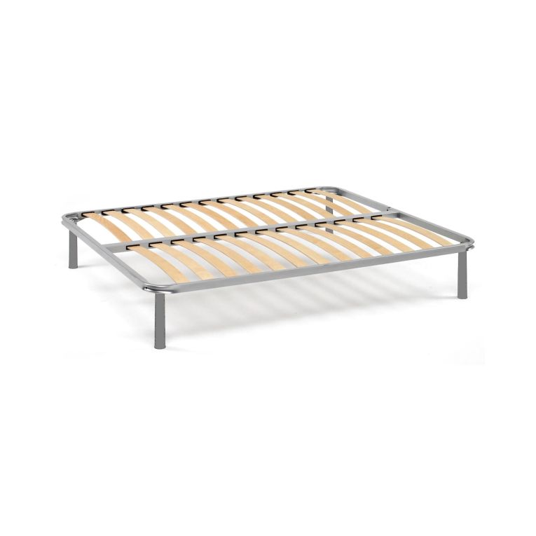 Rete letto matrimoniale Margaret, Rete ortopedica a doghe, 100% Made in Italy, Cm 160x190h 31