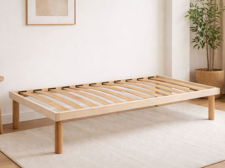 Rete letto matrimoniale Pietra, 100% Made in Italy, Cm 160x190h 31