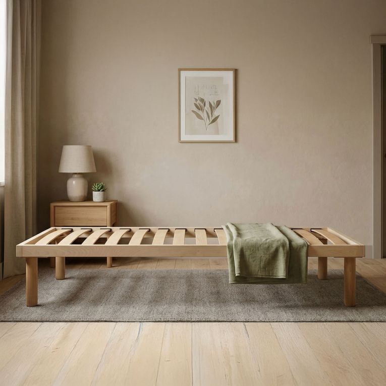 Rete letto piazza e mezza Albero, 100% Made in Italy, Cm 120x190h31