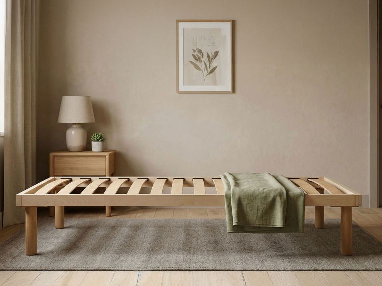 Rete letto piazza e mezza Albero, 100% Made in Italy, Cm 120x190h31