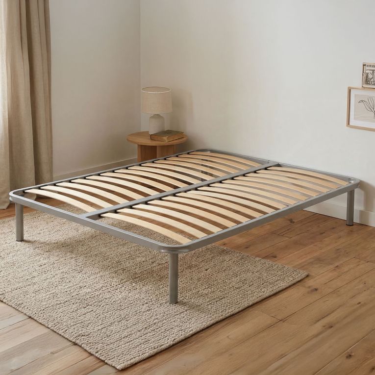 Rete letto piazza e mezza Annaelena, 100% Made in Italy, Cm 120x190h34