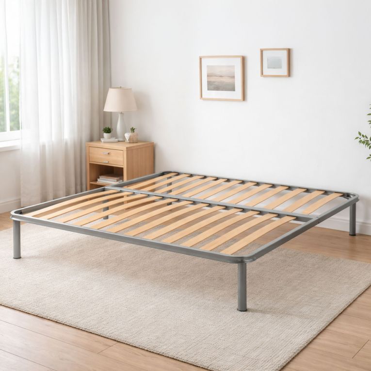 Rete letto piazza e mezza Annaelena, 100% Made in Italy, Cm 120x200h34