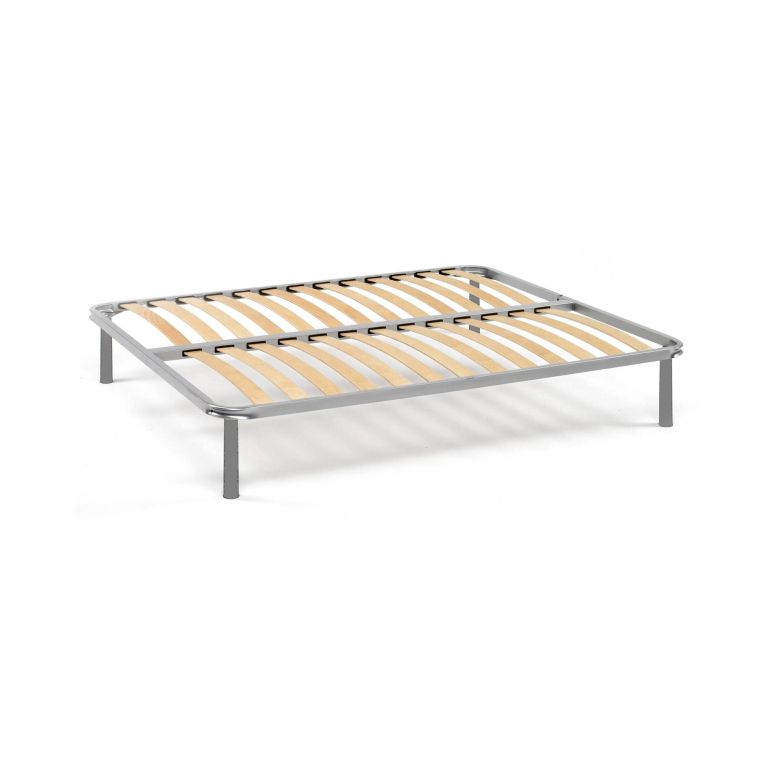 Rete letto piazza e mezza Annaelena, 100% Made in Italy, Cm 120x200h34