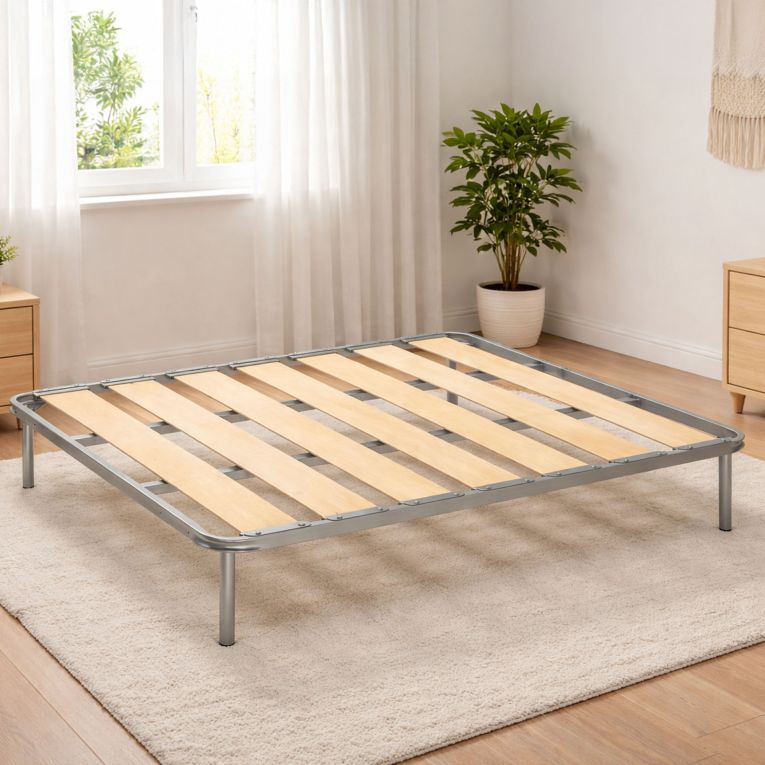 Rete letto piazza e mezza Dgregor, 100% Made in Italy, Cm 120x190h 31
