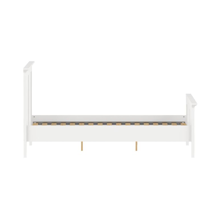 Rete letto piazza e mezza Hermine, Base per letto, Rete a doghe, Doghe per struttura letto, 172x213 h110 cm, Bianco