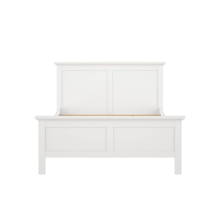 Rete letto piazza e mezza Hermine, Base per letto, Rete a doghe, Doghe per struttura letto, 172x213 h110 cm, Bianco
