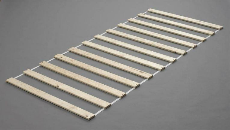 Rete letto singolo Dtonett, 90x199 h2 cm, Marrone
