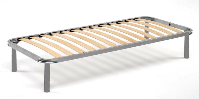 Rete letto singolo Manila, Rete ortopedica in multistrato di betulla a 13 doghe, 100% Made in Italy, Cm 90x190h 34