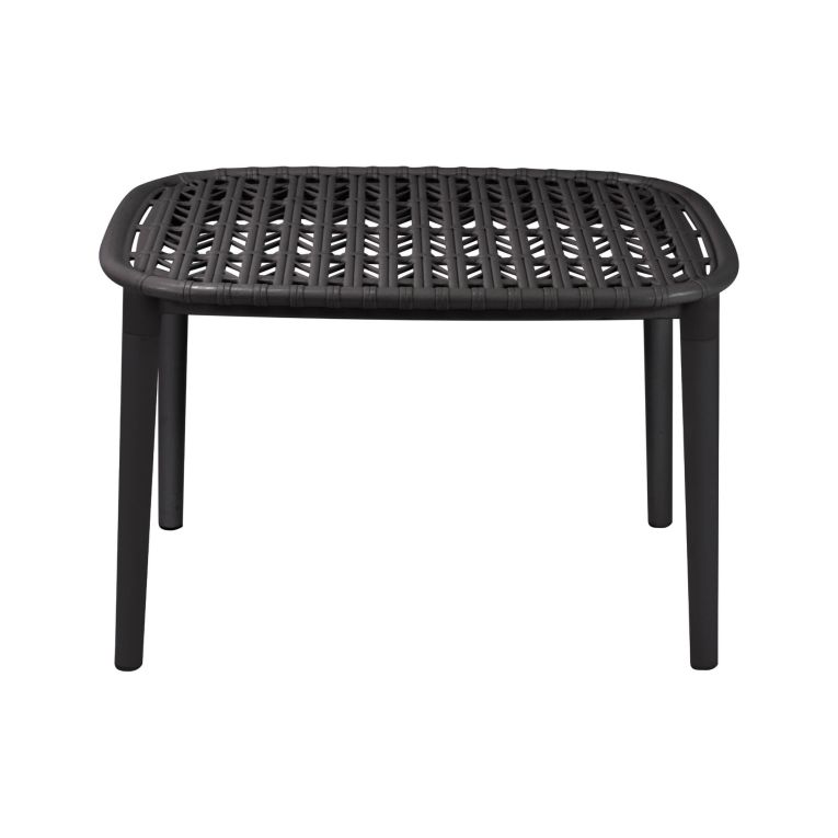 Salotto da balcone design 2 poltrone e tavolino antracite - Kupang