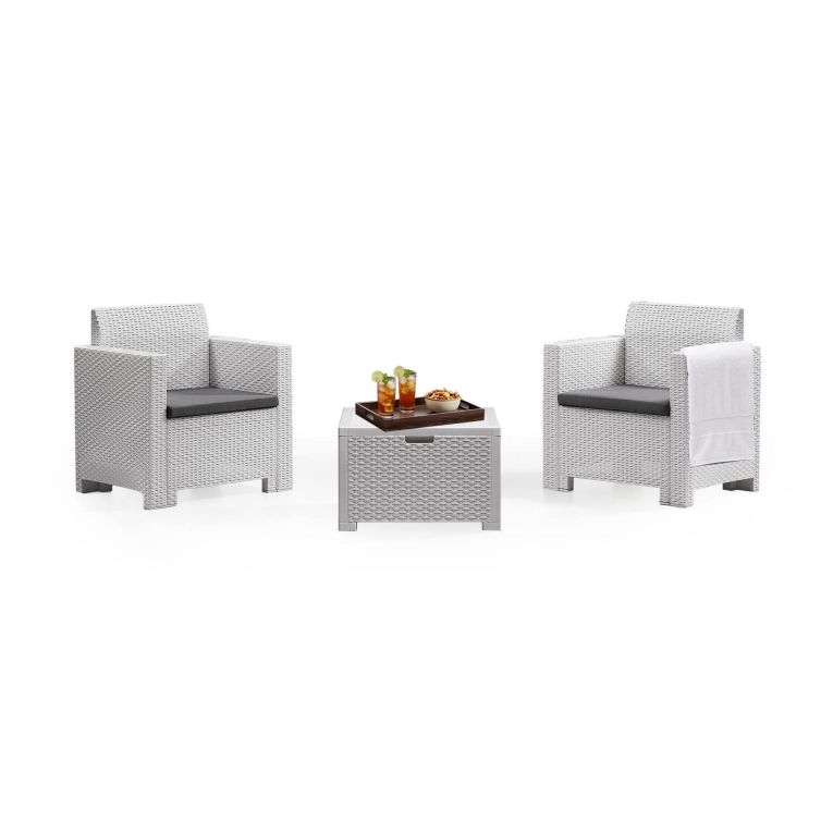 Salotto da esterno poltrone bianco - Apis