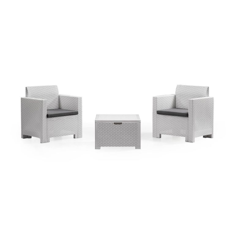 Salotto da esterno poltrone bianco - Apis