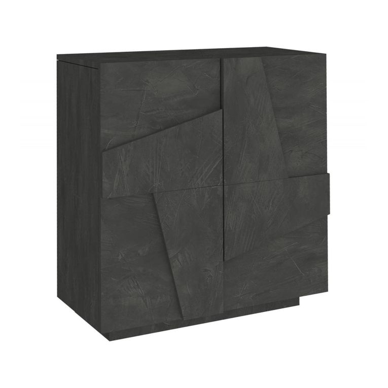 Scarpiera 2 ante ardesia 81x86h cm - Apetta