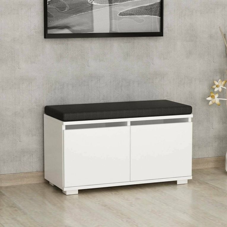 Scarpiera 2 ante bianca 80x42h cm - Delphin
