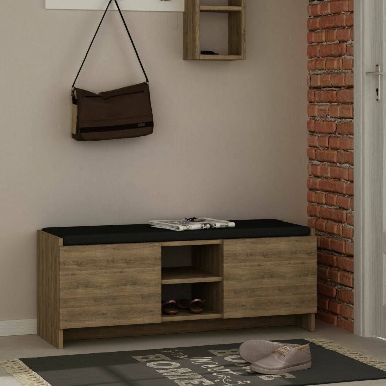 Scarpiera 2 ante rovere 110x43h cm - Axar