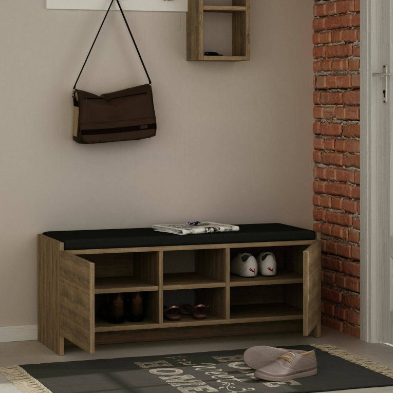 Scarpiera 2 ante rovere 110x43h cm - Axar