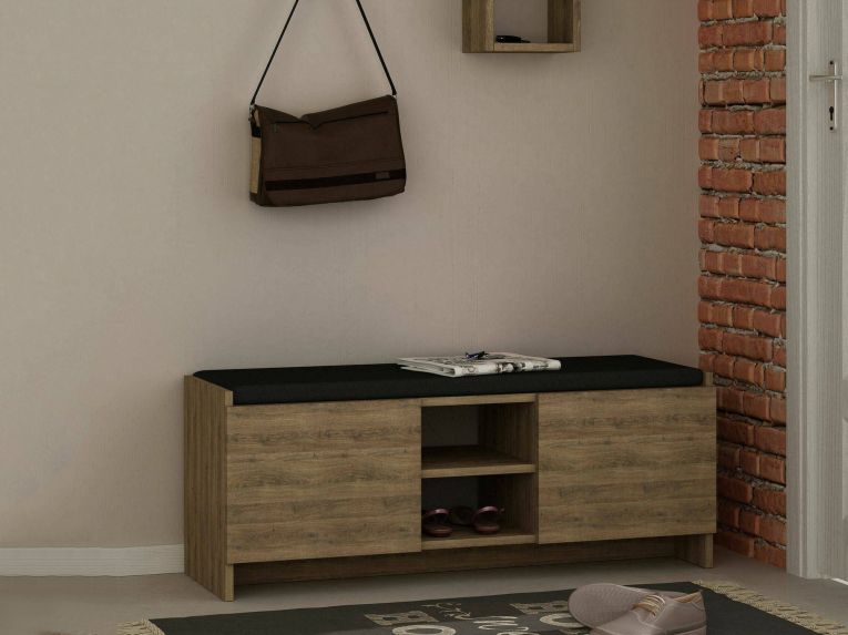 Scarpiera 2 ante rovere 110x43h cm - Axar