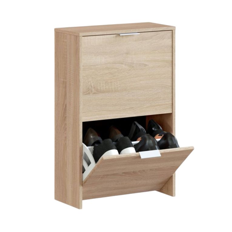 Scarpiera 2 ante rovere 50x76h cm - Arafat