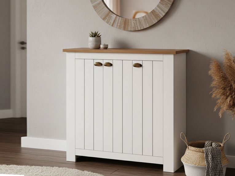 Scarpiera 3 ante rovere 114x100h cm - Seprio